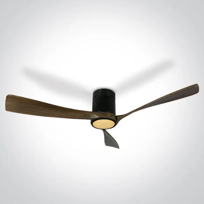 LED-Deckenventilator Loco mit Ventilatorblätter aus Holz – Bild 1