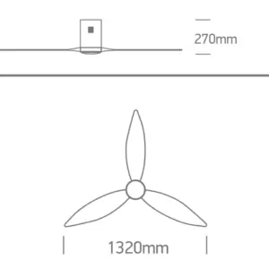 LED-Deckenventilator Star – Bild 4
