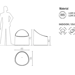 Modern Stuhl Bay Indoor – Outdoor Serralunga – Bild 18