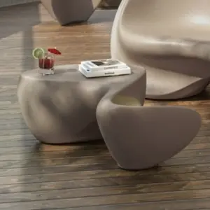 Modern Tisch Ripple Indoor – Outdoor Serralunga – Bild 3