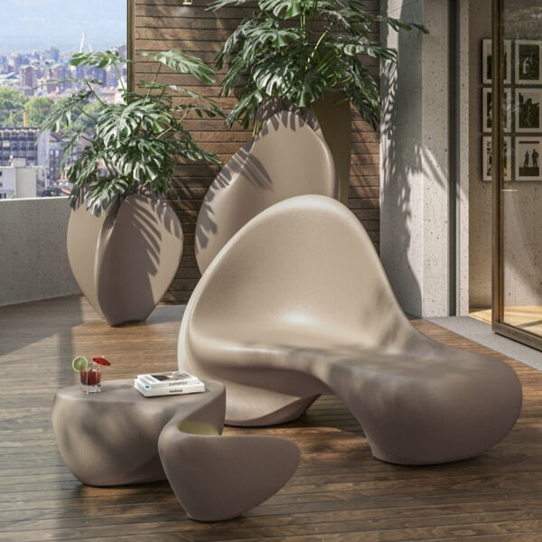 Modern Tisch Ripple Indoor – Outdoor Serralunga