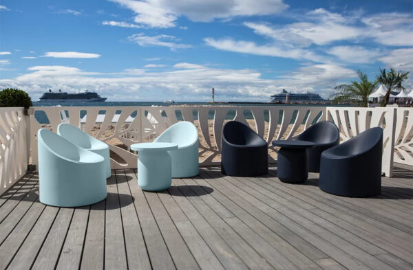 Modern Stuhl Bay Indoor – Outdoor Serralunga