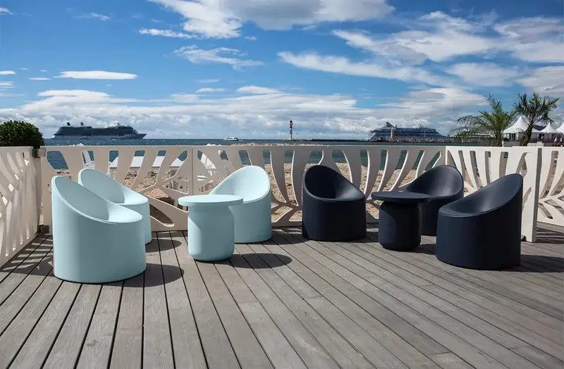 Modern Stuhl Bay Indoor – Outdoor Serralunga – Bild 11