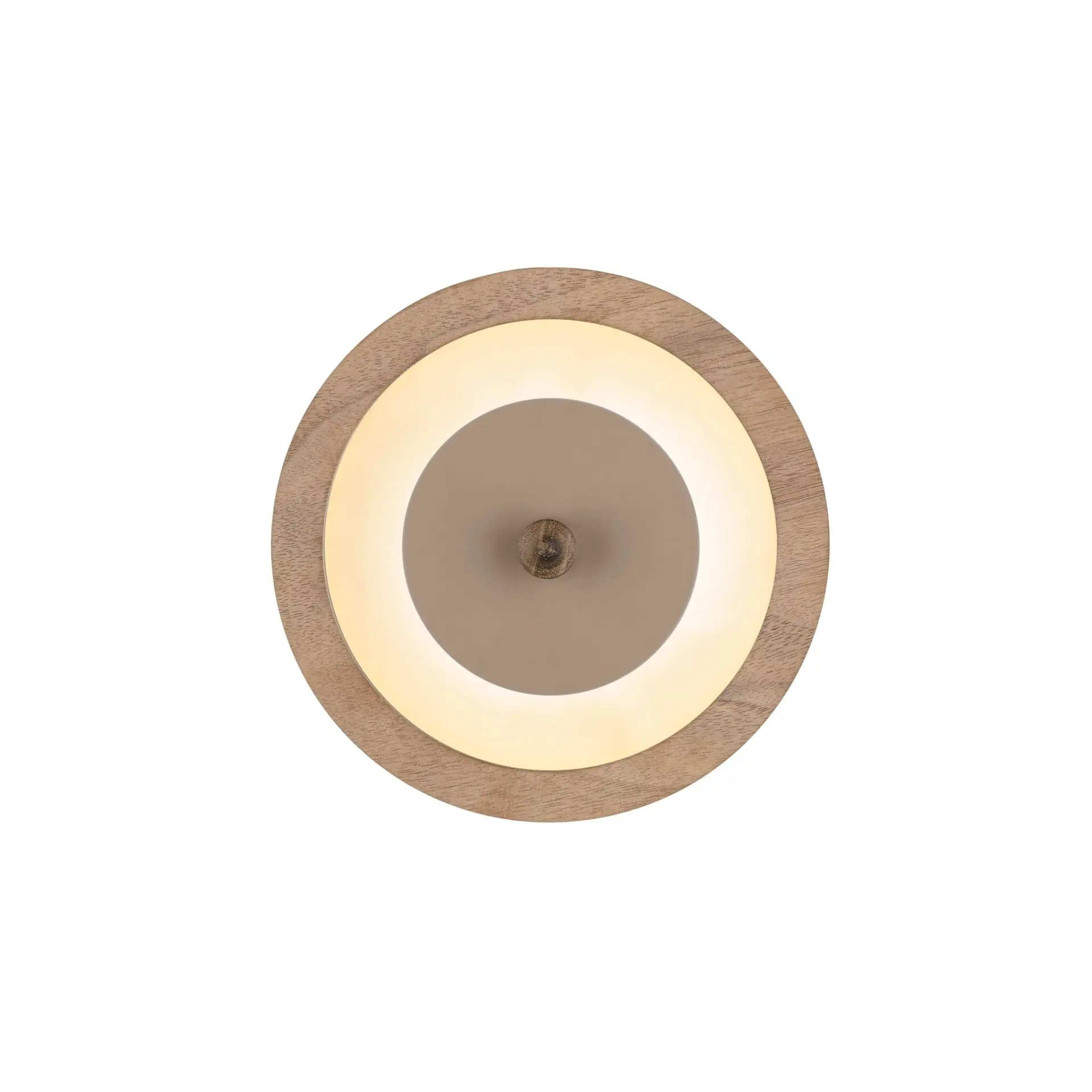 Moderne LED-Wandleuchte Bugie aus Holz – Bild 4