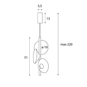 Moderne LED-Hängeleuchte Puro – Bild 14