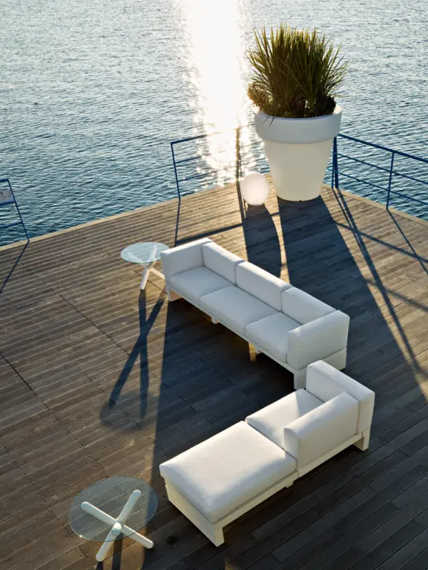 Designer-Blumentopf mit Licht Vas- Two  Indoor – Outdoor Serralunga