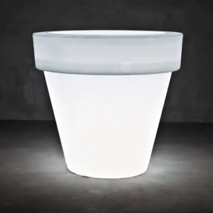 Designer-Blumentopf mit Licht Vas- Two Indoor – Outdoor Serralunga