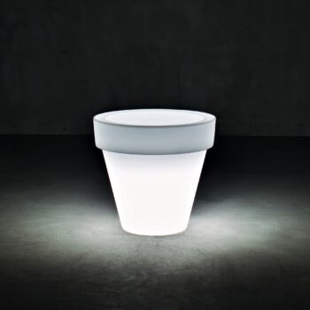 Designer-Blumentopf mit Licht Vas-Three Indoor – Outdoor Serralunga