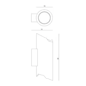 LED Beton-Wandleuchte Strata IP65 – Bild 6