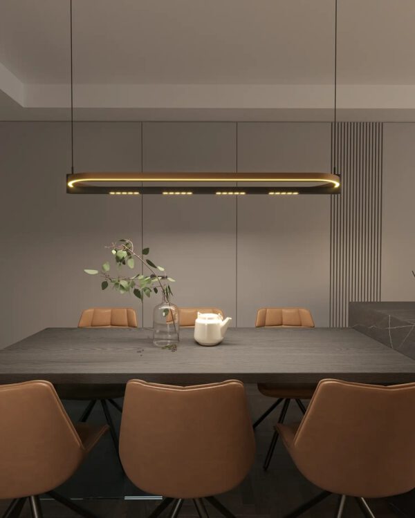 Moderne LED- Hängeleuchte Singapur Oval