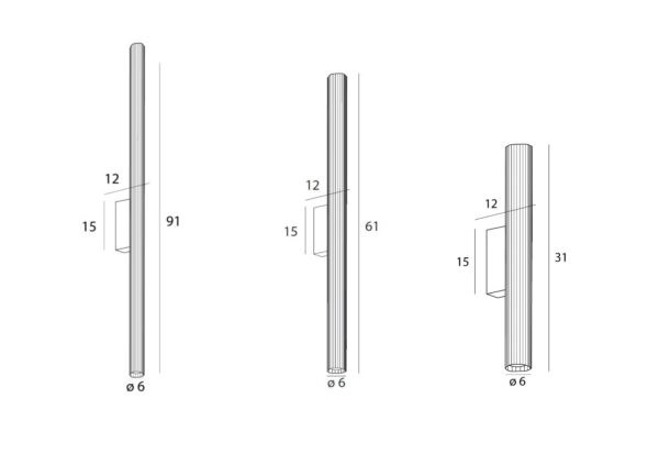 Moderne LED-Wandleuchte Fayette IP44
