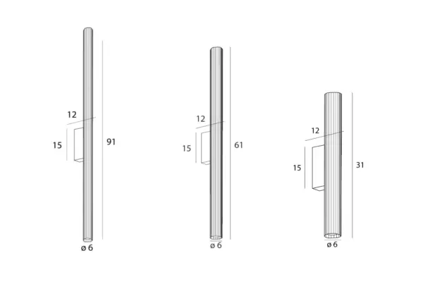 Moderne LED-Wandleuchte Fayette IP44