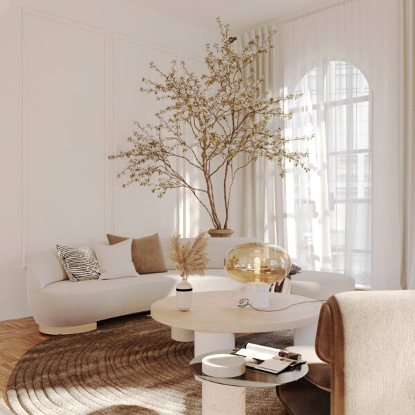 Stilvolle Tischleuchte Moonstone