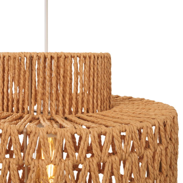 Stylische Hängeleuchte Raffle im Boho-Stil