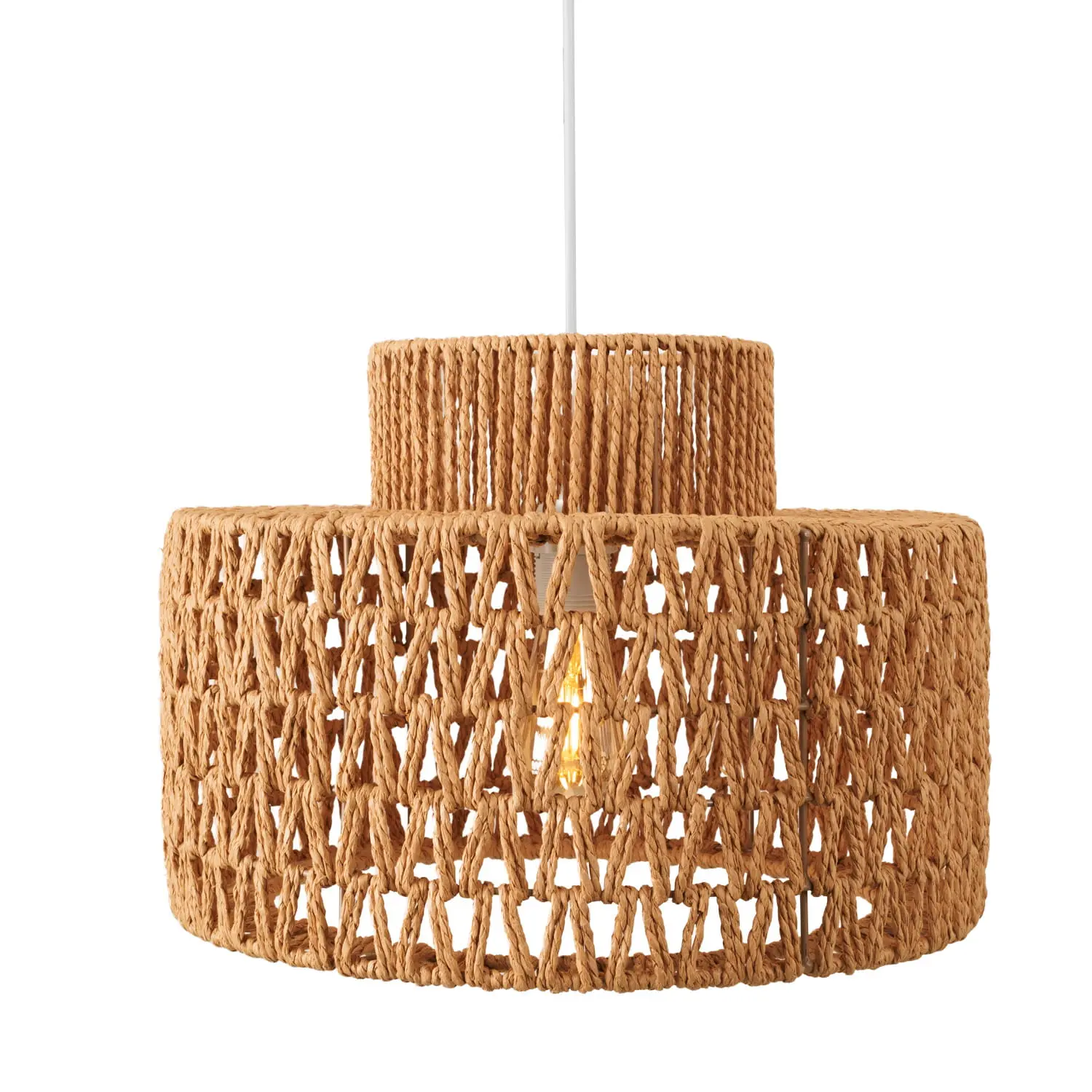 Stylische Hängeleuchte Raffle im Boho-Stil – Bild 1