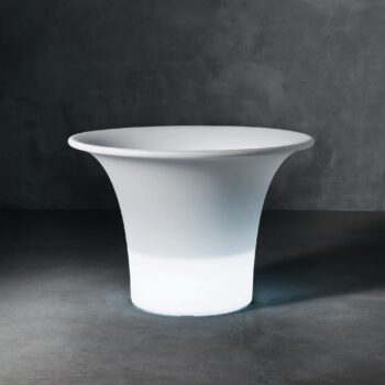 Design Beleuchteter Blumentopf Cone Indoor – Outdoor Serralunga