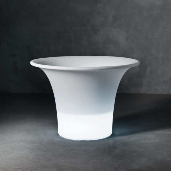 Design Beleuchteter Blumentopf Cone Indoor – Outdoor Serralunga