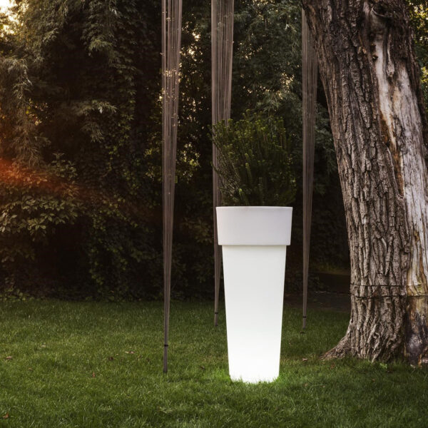 Design Beleuchteter Blumentopf Marcantonio Indoor – Outdoor Serralunga