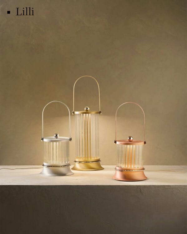 Designer  LED Akku-Tischleuchte Lilli Zava