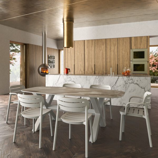Design Tisch Banquété  Indoor – Outdoor Serralunga
