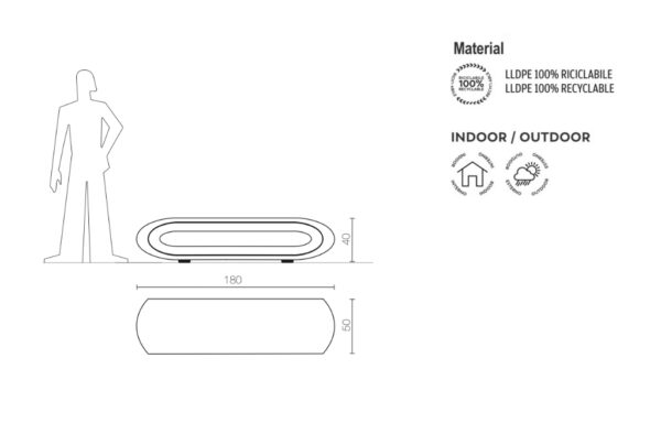 Design Bank Loop Indoor – Outdoor Serralunga