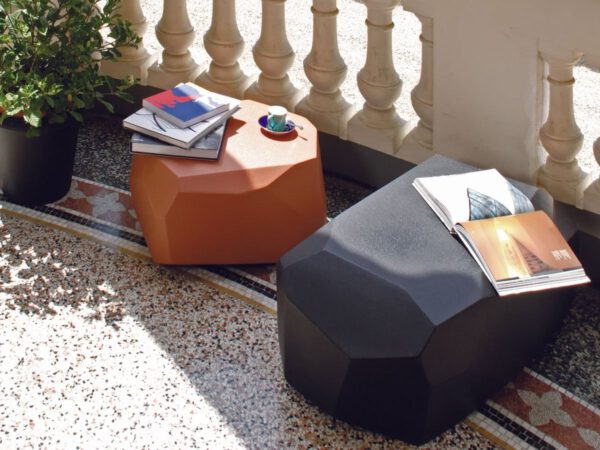 Modern Tisch / Gartenbank Meteor L Indoor – Outdoor Serralunga