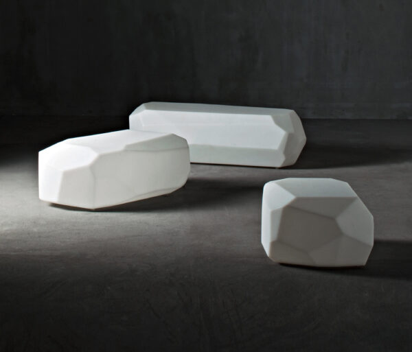 Modern Tisch / Gartenbank Meteor L Indoor – Outdoor Serralunga