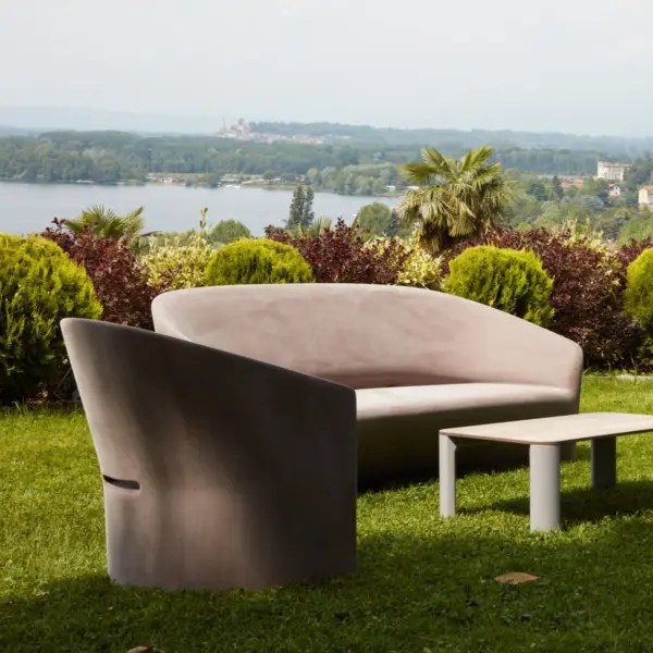 Stilvolles Sofa Pine Beach Moleskin Indoor – Outdoor Serralunga