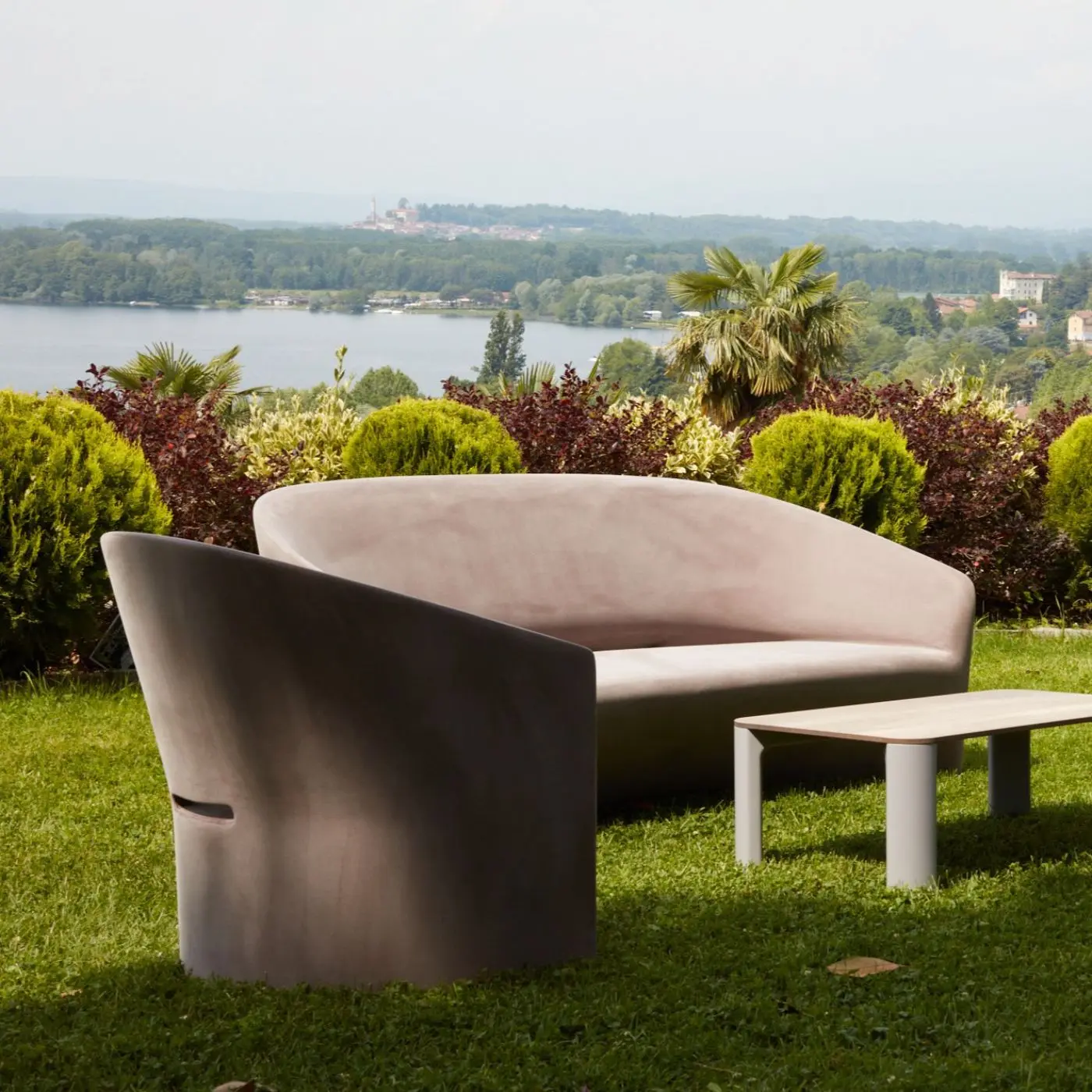 Stilvolles Sofa Pine Beach Moleskin Indoor – Outdoor Serralunga – Bild 9