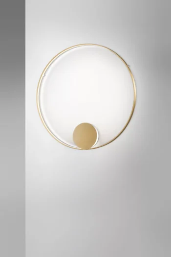 Design Große LED Wand-Deckenlampe Rings Zava Luce
