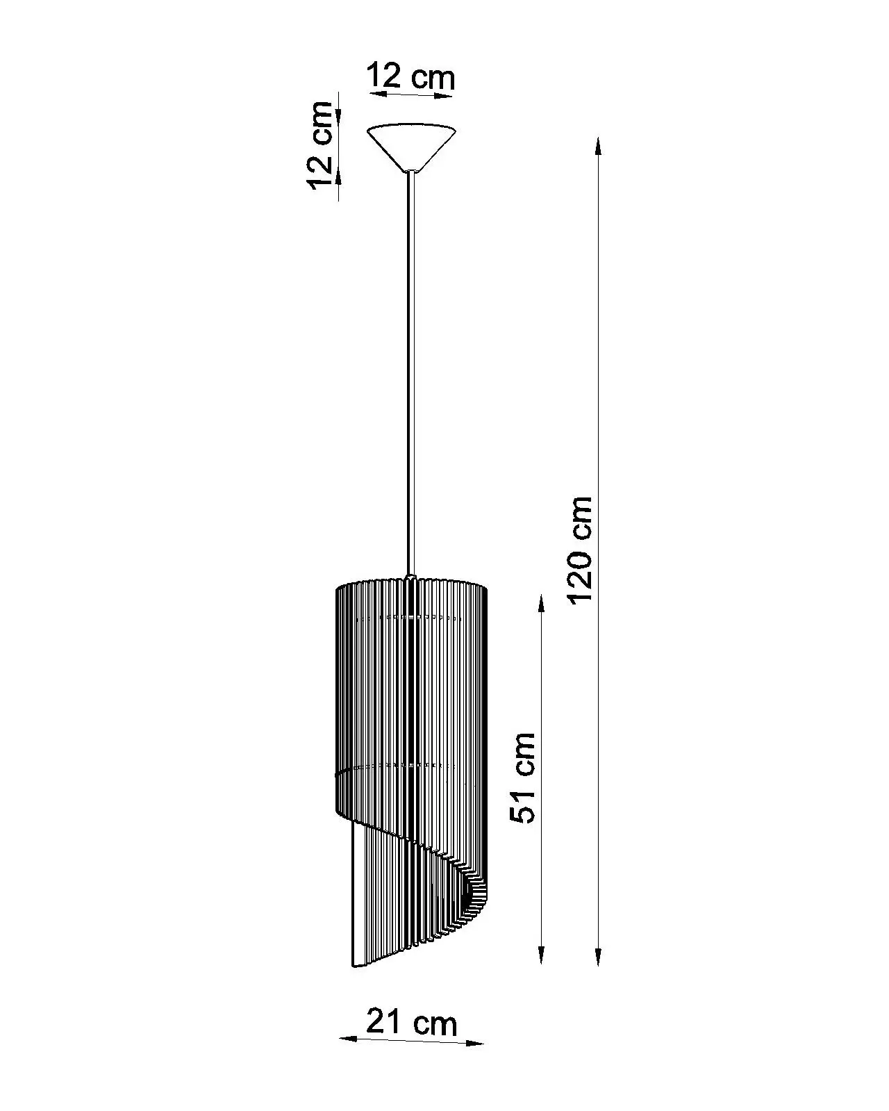 Moderne Hängeleuchte Alexia  im Boho-Stil – Bild 6