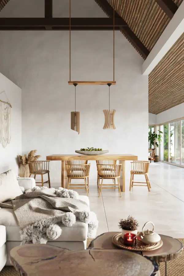 Moderne Hängeleuchte Alexia  im Boho-Stil
