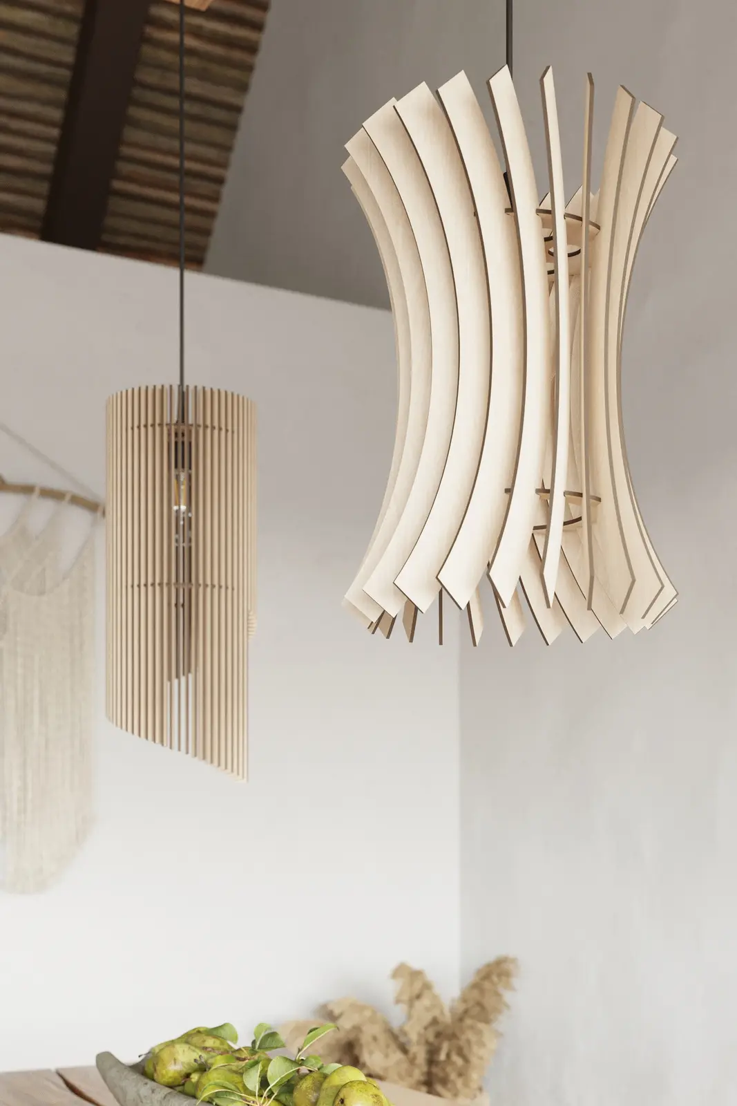 Moderne Hängeleuchte Alexia  im Boho-Stil – Bild 5