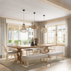 Stylische Hängeleuchte Aprilla  im Boho-Stil – Bild 6
