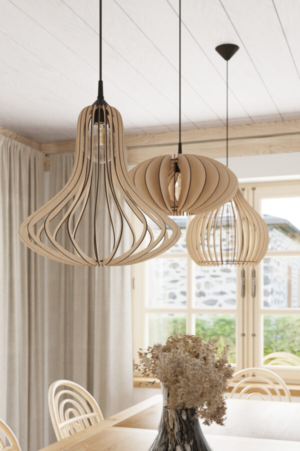 Stylische Hängeleuchte Aprilla  im Boho-Stil