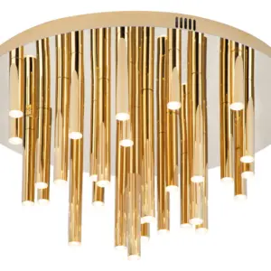 Deckenleuchte-LED ORGANIC Gold