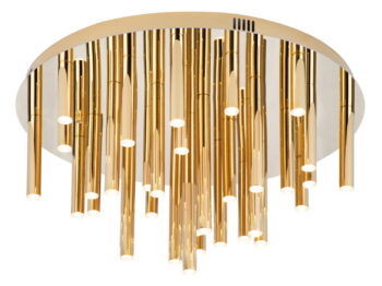 Deckenleuchte-LED ORGANIC Gold