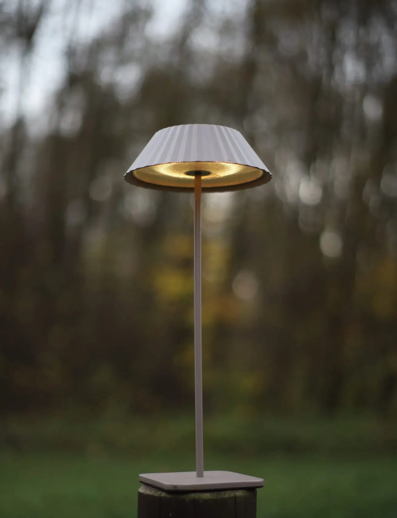 Dekorative LED Akku Tischleuchte Muffin – Bild 3