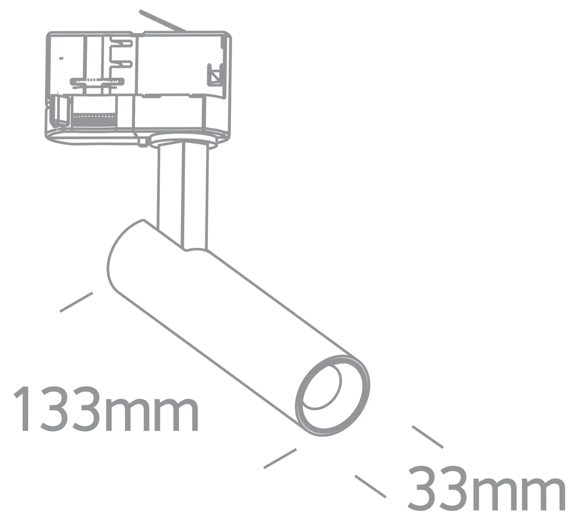 LED-Spot Pistolero für 3-Phasen Stromschiene – Bild 3