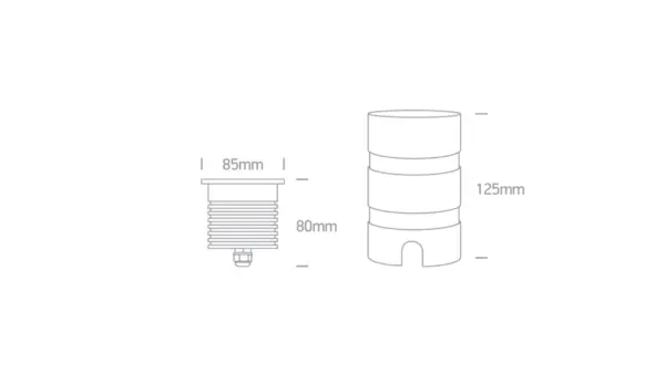 Befahrbare LED- Bodeneinbauleuchte LAKKOS C  IP67 Indoor – Outdoor