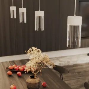 Minimalistische LED - Hängeleuchte Fusion – Bild 4