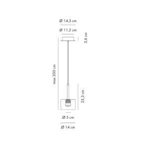Design LED - Hängeleuchte Spillray G Evo Axolight – Bild 6