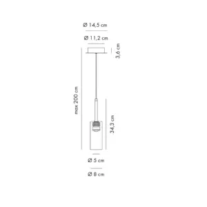Design LED - Hängeleuchte Spillray P Evo Axolight – Bild 5