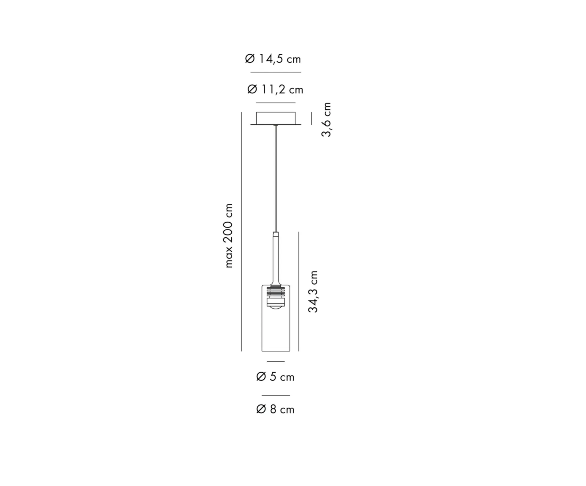 Design LED - Hängeleuchte Spillray P Evo Axolight – Bild 5