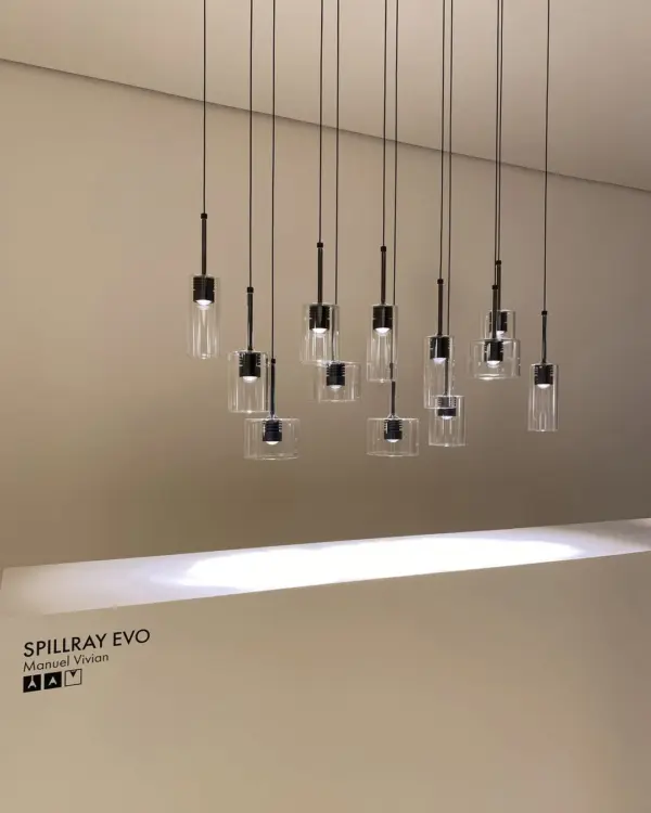 Design LED - Hängeleuchte Spillray 12 Evo Axolight
