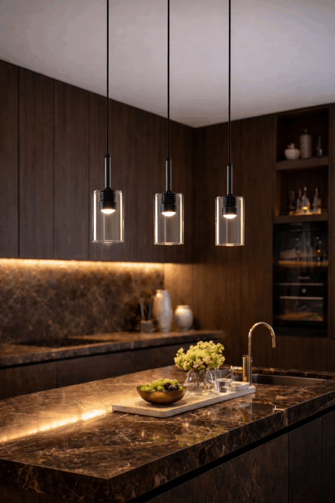 Elegante LED-Hängeleuchte Einbauversion Spillray P EVO Axolight