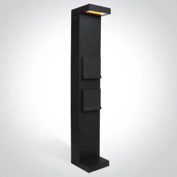 LED Pollerleuchte Velaro Power mit Steckdose -  IP65