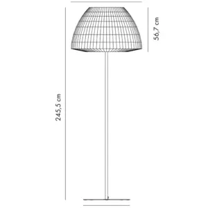 Designer- Stehleuchte Bell ø 90 cm Axo Light – Bild 7