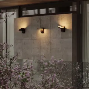 Wandlampe - LED-Außenwandleuchte mit Bewegungsmelder Ladis IP65 – Bild 3