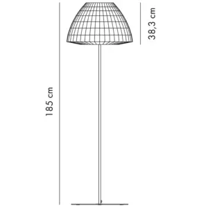 Designer- Stehleuchte Bell ø 60 cm Axo Light – Bild 5